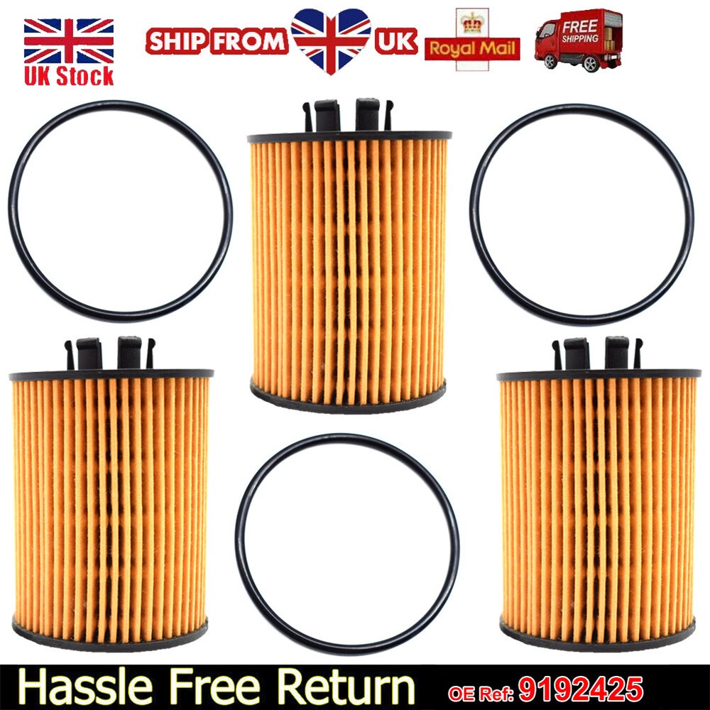 3x Engine Oil Filter For Vauxhall Corsa Astra Opel Corsa Combo 1.2 1.4 90543378