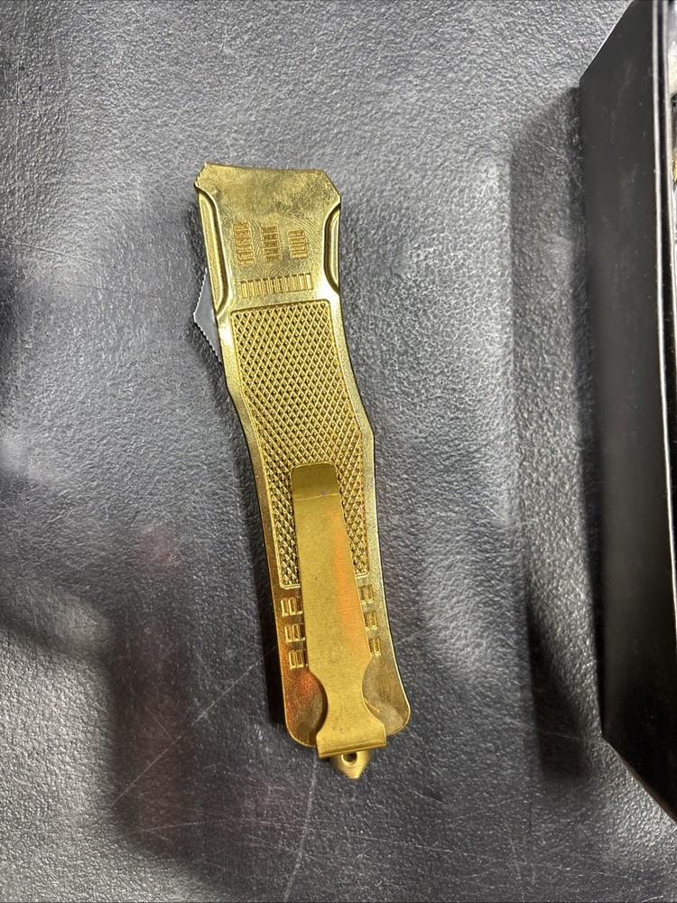 Heavyweight Gold-Plated Knife Premium Quality