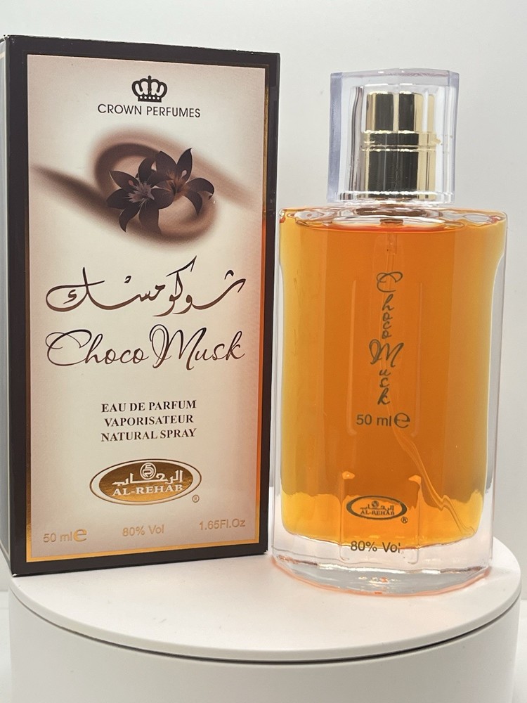 Choco Musk Arabian Perfume Spray - 50ml by Al Rehab by Crown Perfumes USA Seller
