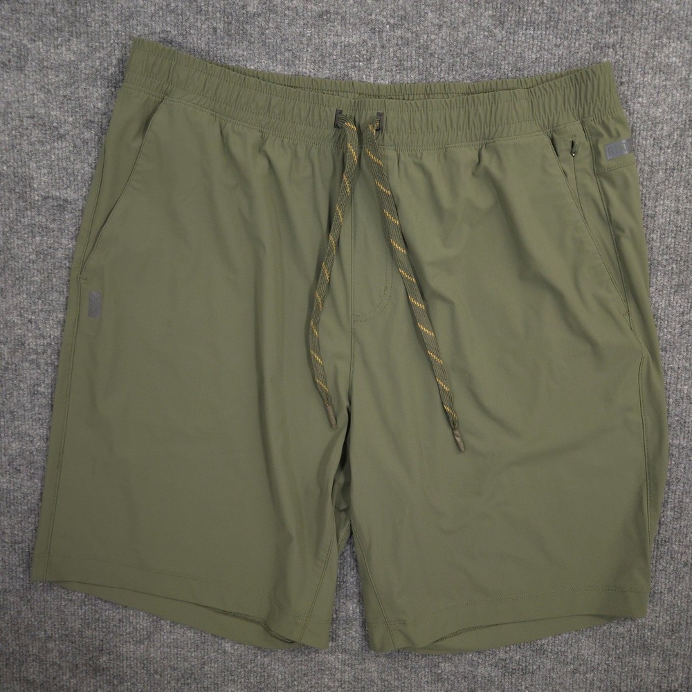 RHONE Pursuit Shorts Mens XL Green Performance Unlined 9