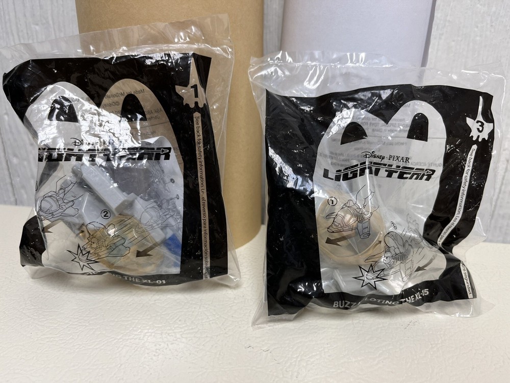 McDonalds Disney Pixar Lightyear BUZZ PILOTING THE XL-01 #1,& Xl-15 #3, 12/11/24
