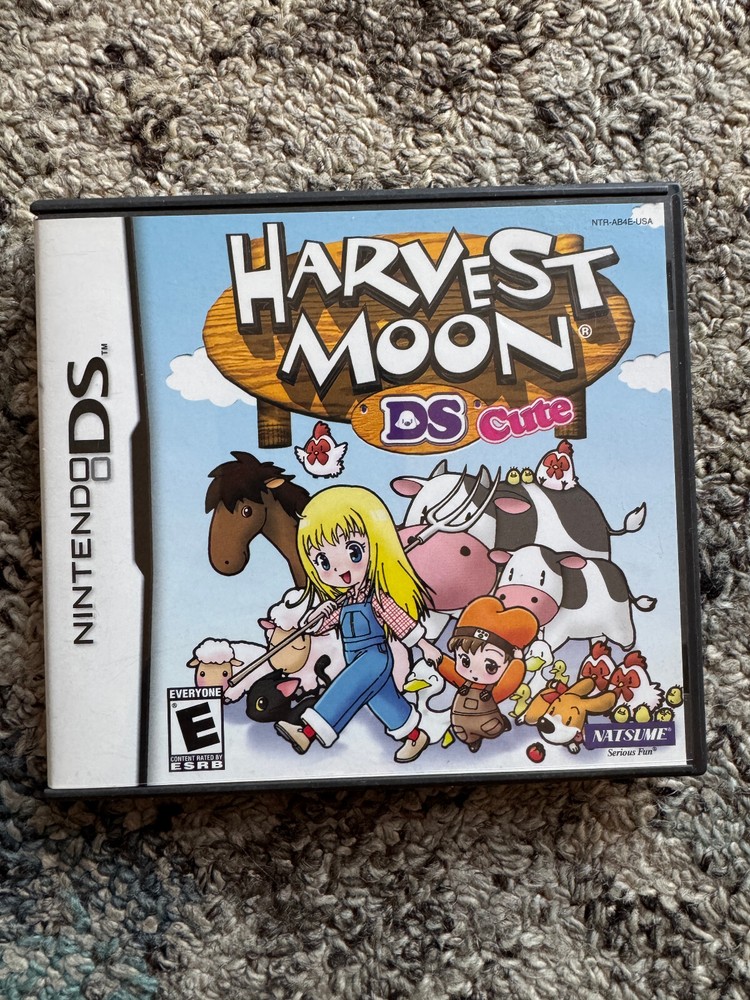 Harvest Moon DS Cute 2008 Nintendo DS Complete CIB With Registration Card