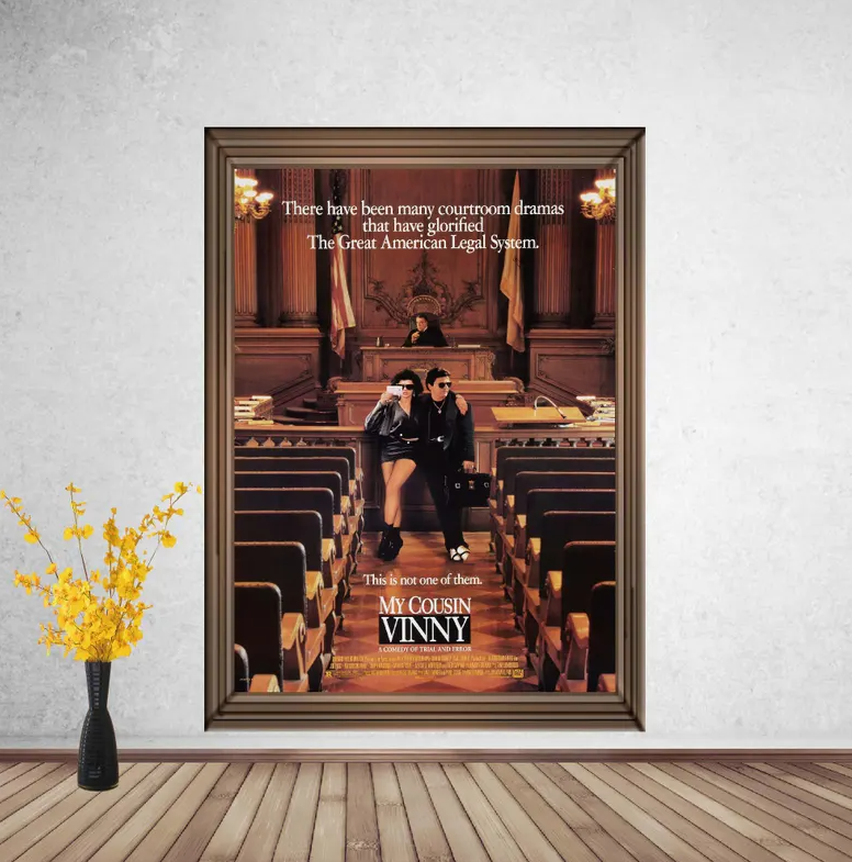 My Cousin Vinny (1992) classic Movie Poster, Home Decor, Vintage Movie Poster,