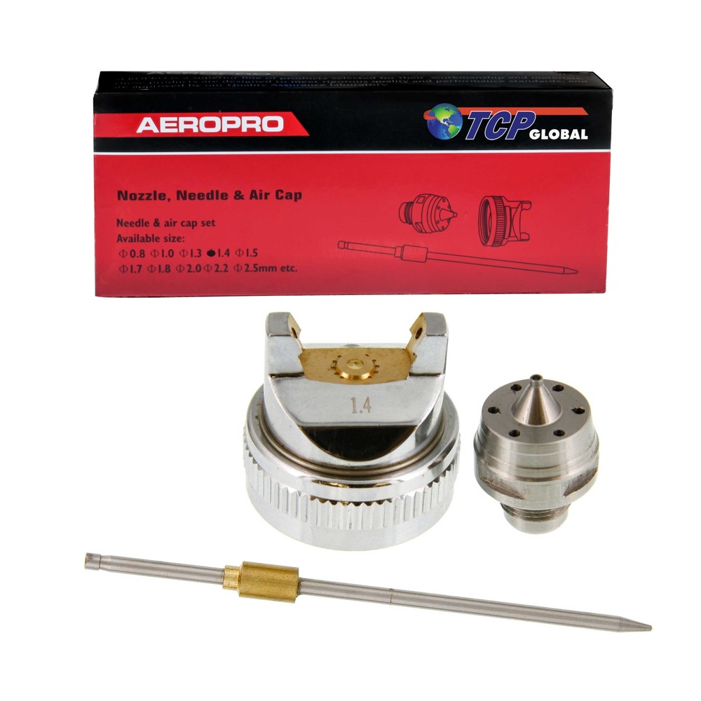 1.4 FLUID TIP NOZZLE SET-TCPglobal G6600 HVLP Spray Gun