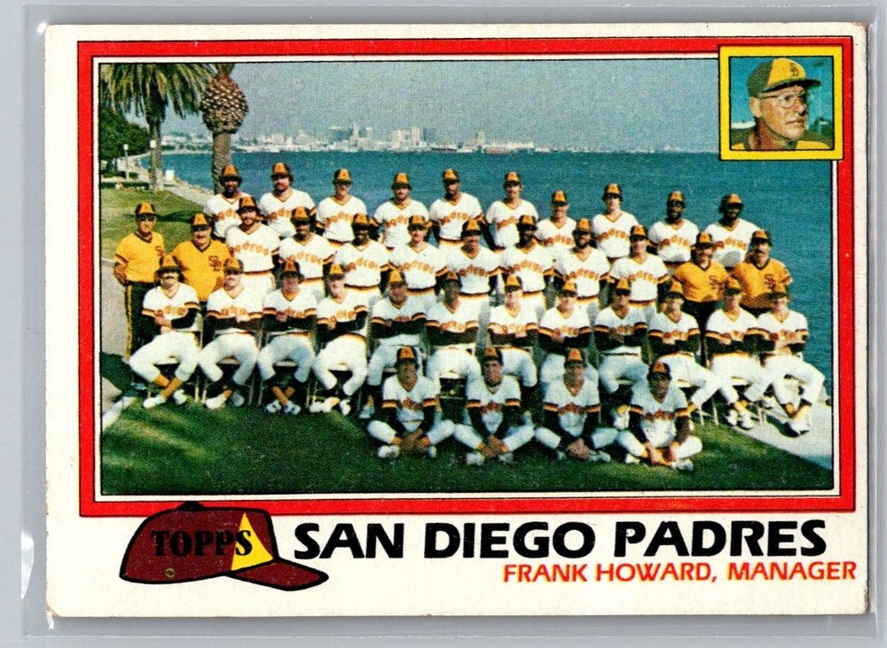 San Diego Padres / Frank Howard 1981 Topps San Diego Padres #685