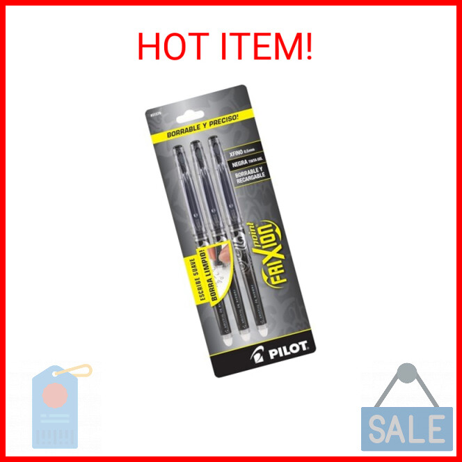 Pilot, FriXion Point Erasable & Refillable Gel Ink Pens, Extra Fine Point 0.5 mm