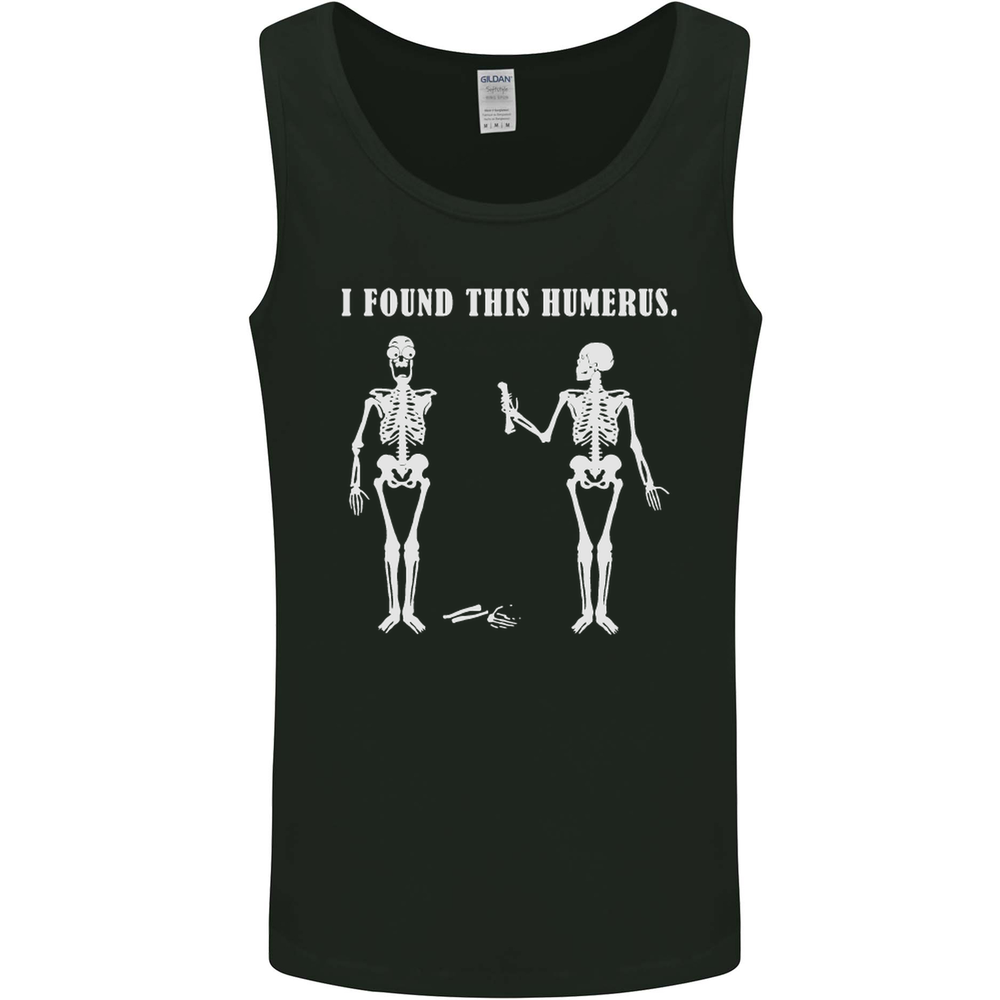 I Found This Humerus Funny Slogan Humorous Mens Vest Tank Top