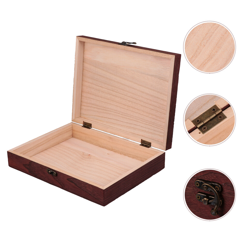 Vintage Solid Wood Baby Storage Box Counter Display Rack