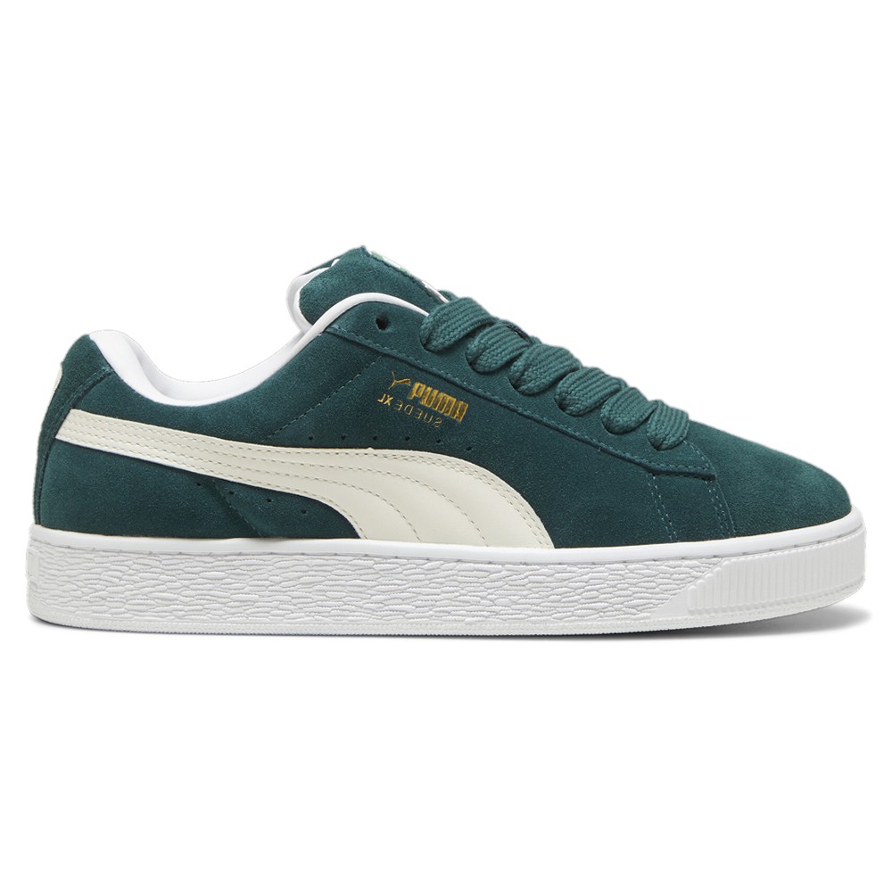 PUMA Suede XL Lace-Up Mens Green Sneakers Casual Shoes 39520521