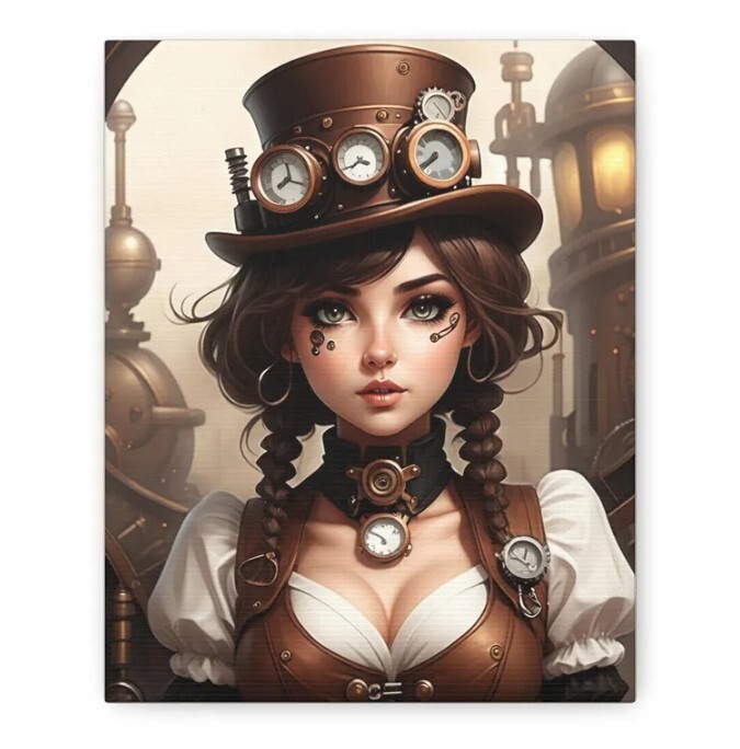 Wall Art for Fantasy Home Decor Lovers. Art Title: Gadgeteer Girl