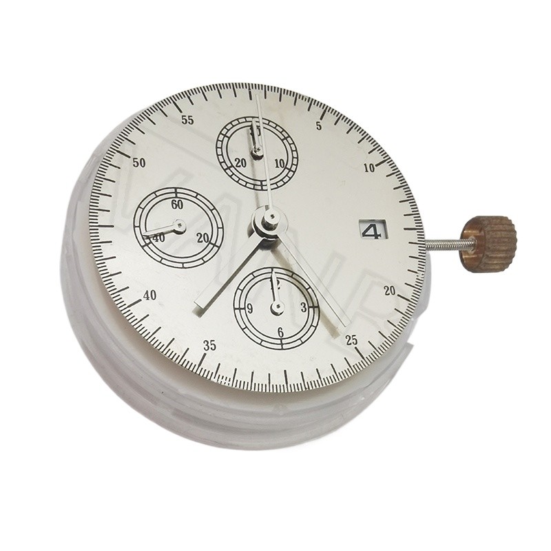 7750 Movement Single Calendar Six Hands 3/6/9 Small Seconds 3-Character Calendar