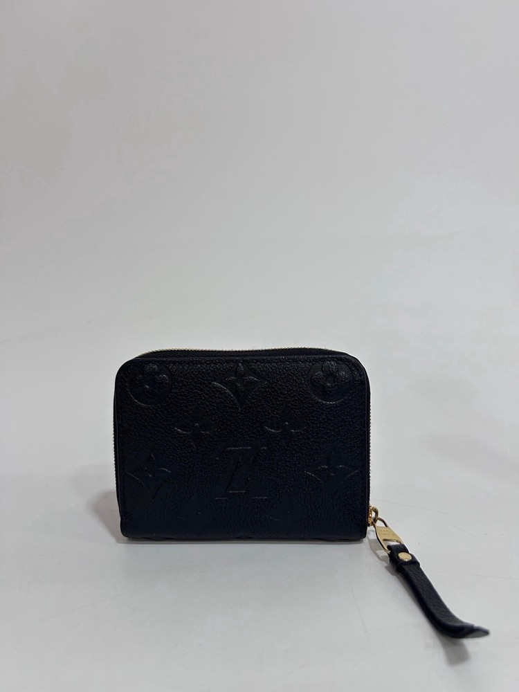 Louis Vuitton Zippy Coin Purse Monogram Empreinte Black 2016 PM26030338