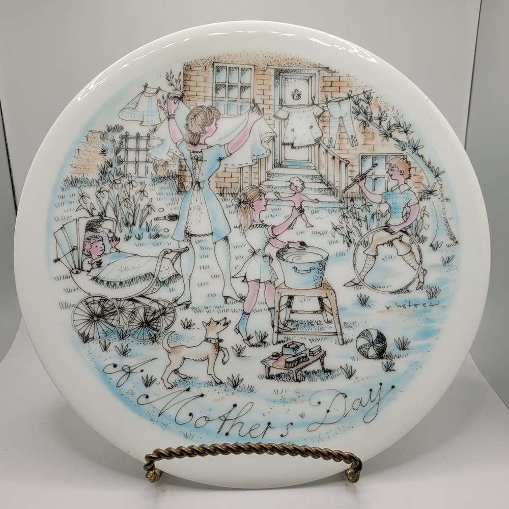 Vintage 1974 Haviland France The Wash Limited Edition Mothers Day-image