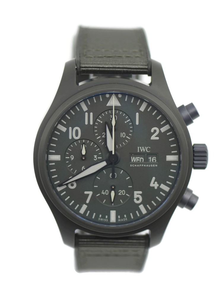 IWC Pilot Top Gun Woodland Ceramic Watch IW389106