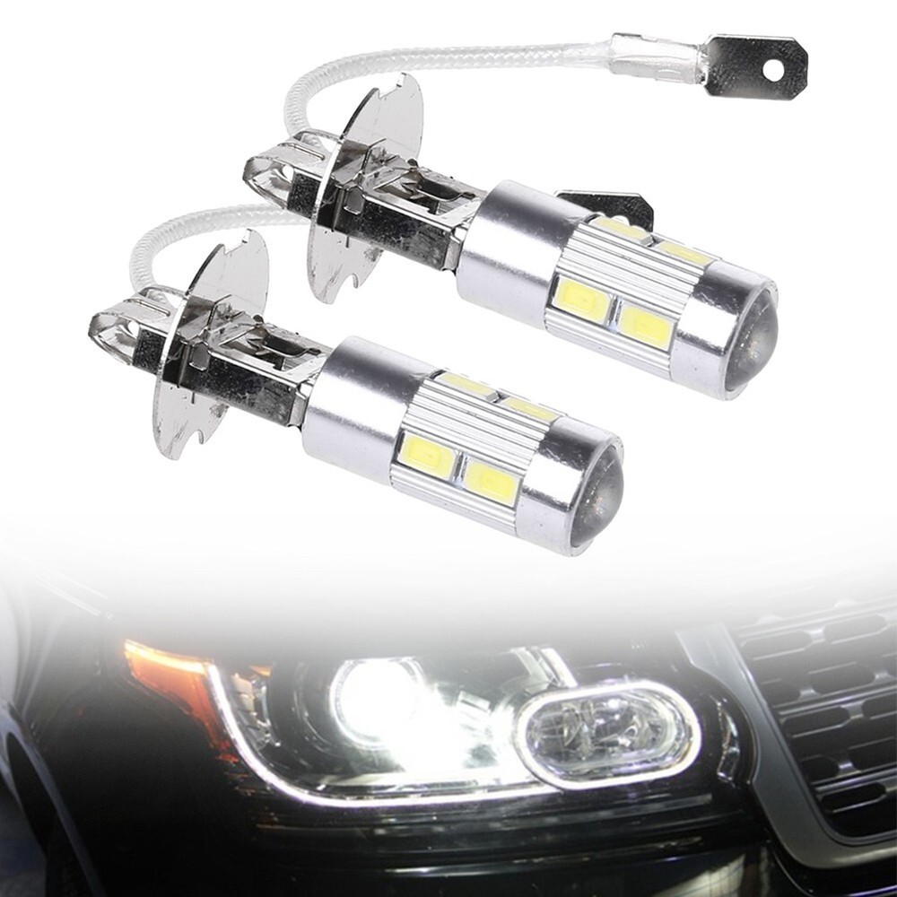 Stylish Design 2PCS H3 LED Car Bulbs for Car Fog Light Driving DRL Auto Lamp