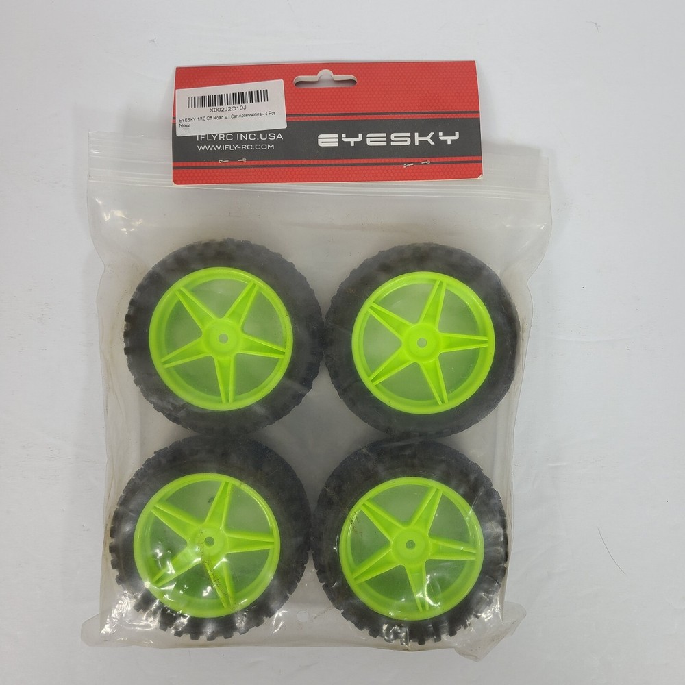 Eyesky 1/10 RC Off Road Car Tires Wheels 3.5