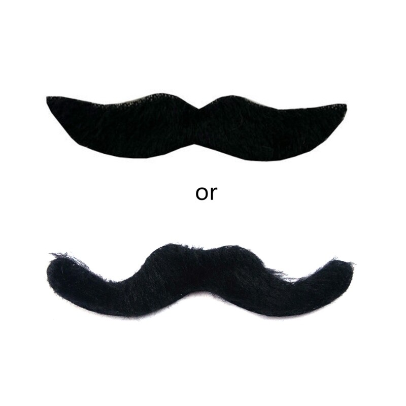 Magician Hat with Faux Mustache and Bowtie for Cosplay