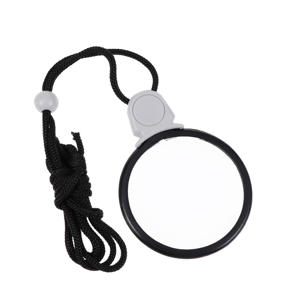 Necklace Magnifier Hanging Loupe Monocle Lens Coin Magnifying Chain for Jewelry