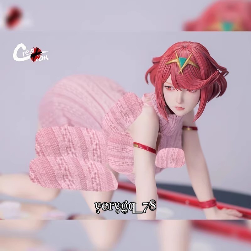 Creation Studio Flame Resonance:Xenoblade Series Pyra Figure Statue Model Gifts