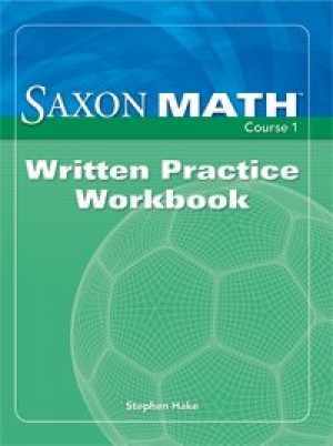 Saxon Math Written Practice Workbook Paperback by SAXPUB in Acceptable Condition