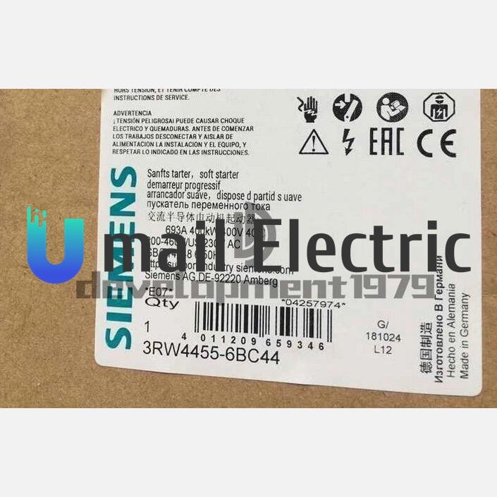 1PC NEW Siemens Soft Starter 3RW4455-6BC44 3RW44556BC44