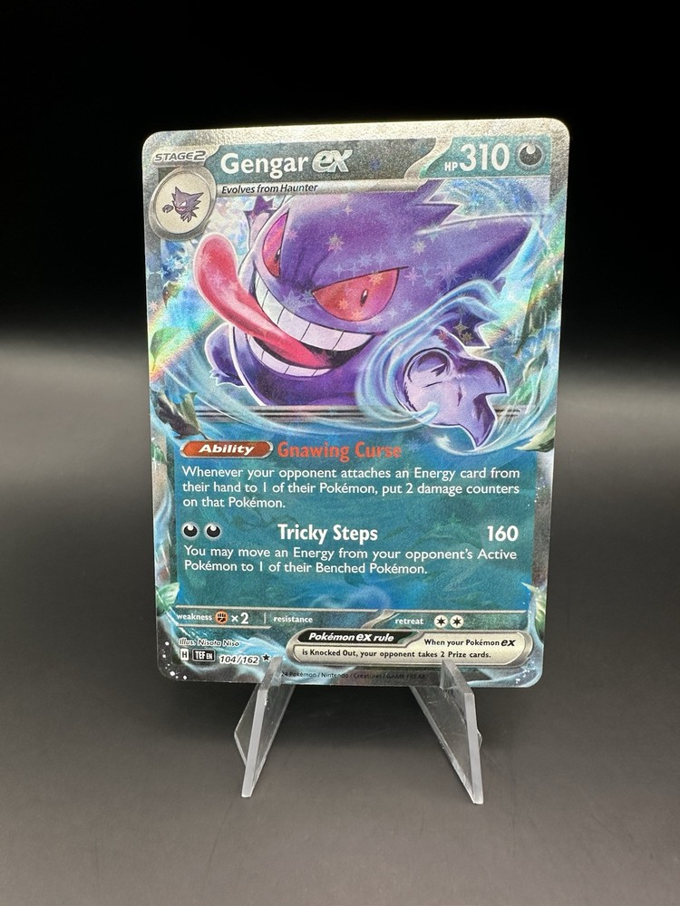 Gengar ex 104/162 Pokemon TCG Temporal Forces Holo Double Rare NM