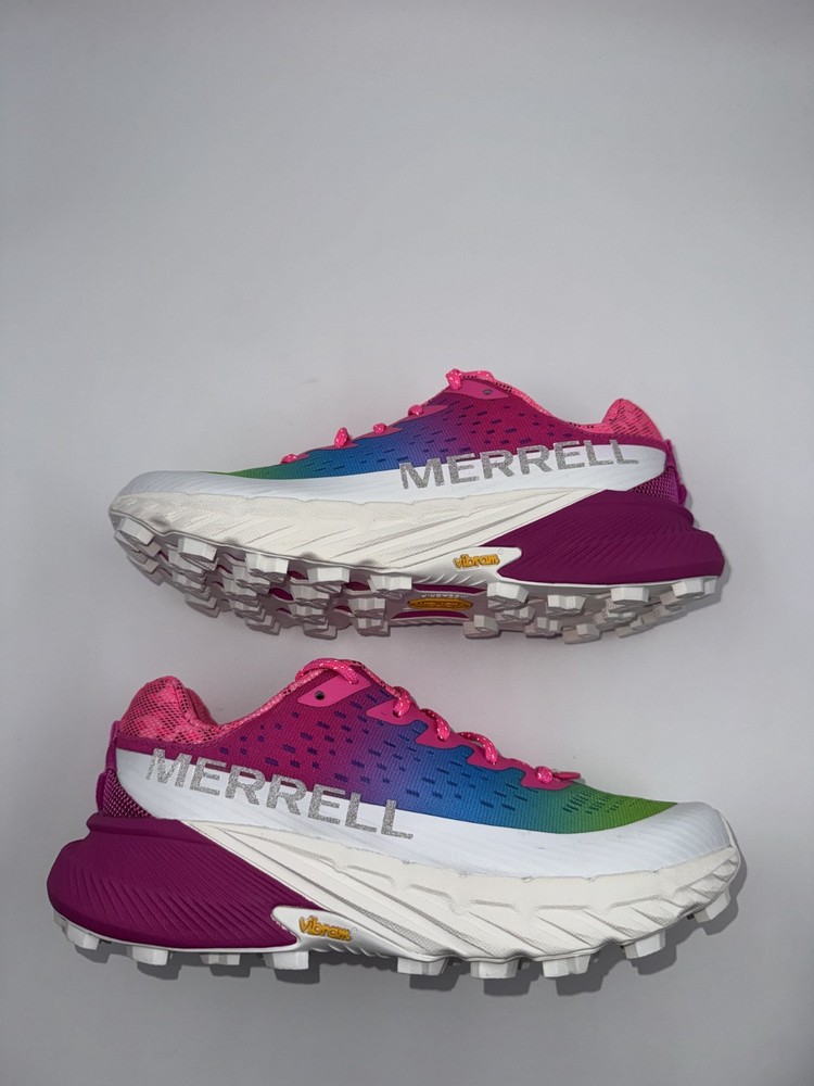 Merrell Agility Peak 5 Pink Blue Trail Running Sneaker J500562 Women’s Pick Size