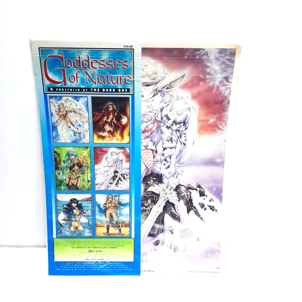 Dark Fantasy Art: Greg Williams' 1995 Goddesses of Nature Portfolio