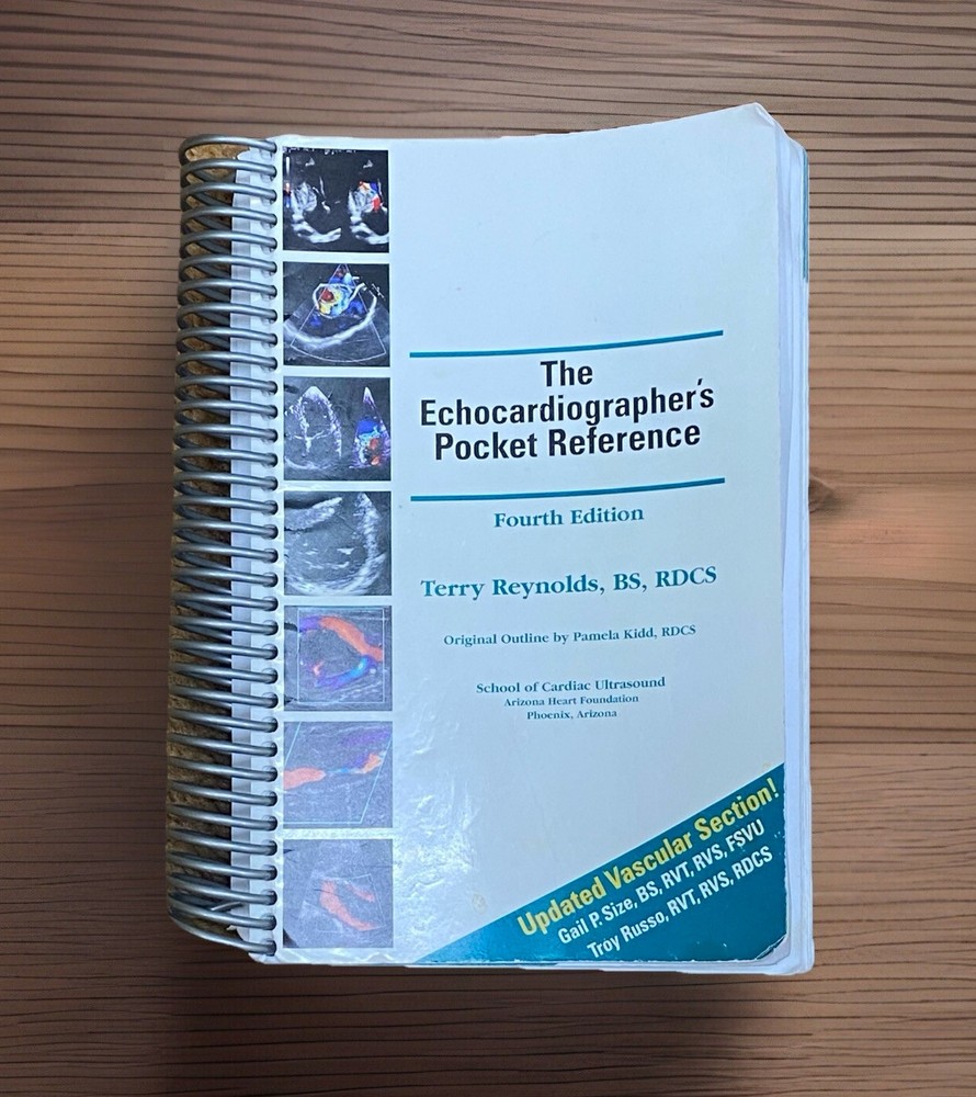 Echocardiographer's Pocket Reference Fourth Edition with Updated Vascular Section