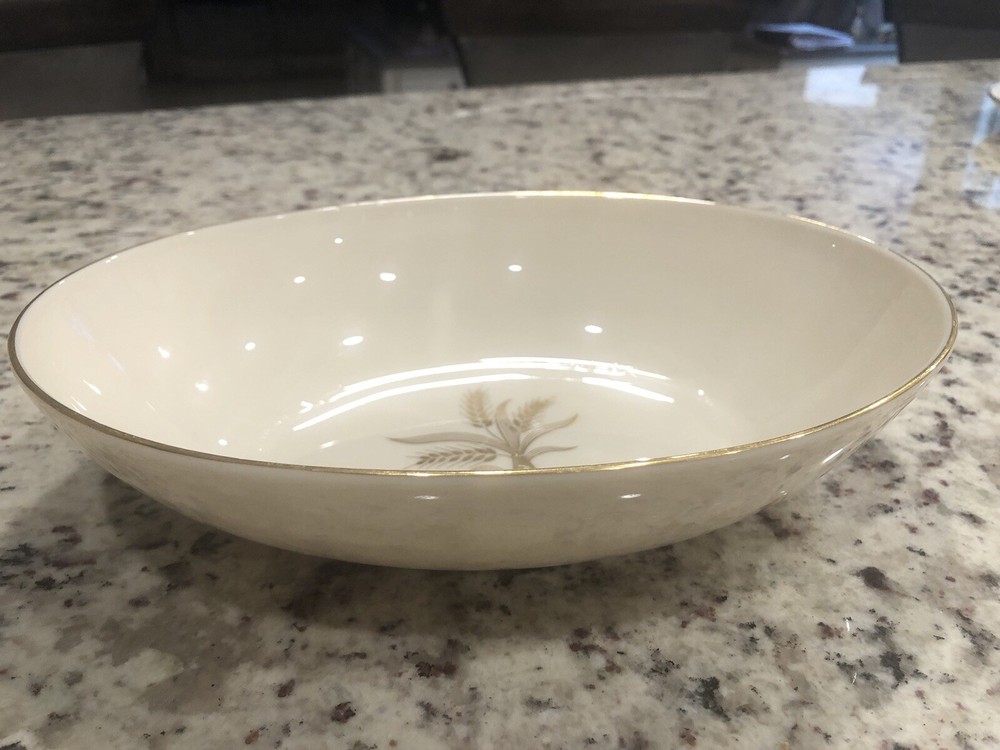 Lenox Made In USA Wheat Pattern Veg Serving Bowl
