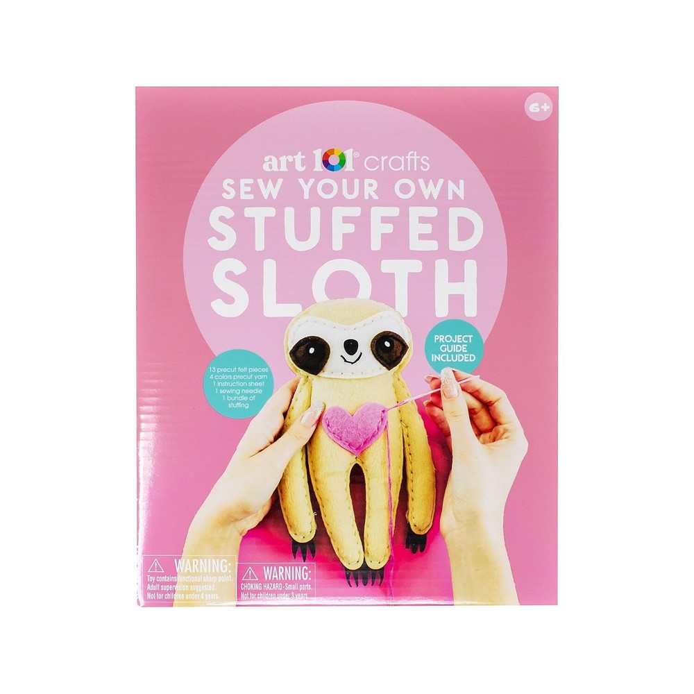 Art 101 Sew Your Own Sloth Kit
