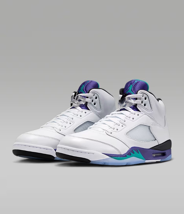 Nike Air Jordan Grape 5s 2025 Men's Size 8