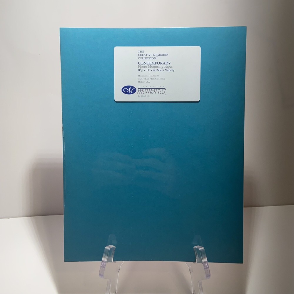 Creative Memories Contemporary 8.5x11 Photo Mounting Paper Pack Sealed