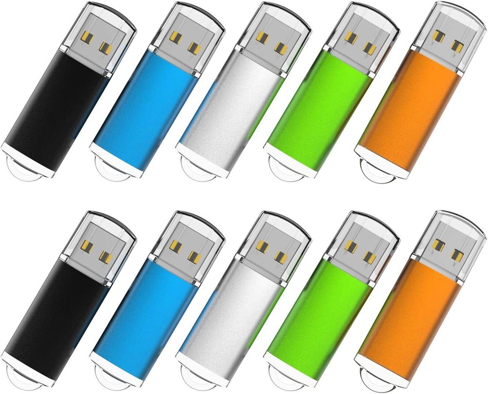 Bulk Sale 5/ 10/ 20pcs 64GB USB 2.0 Metal Flash Drives Memory Sticks Thumb Drive-image