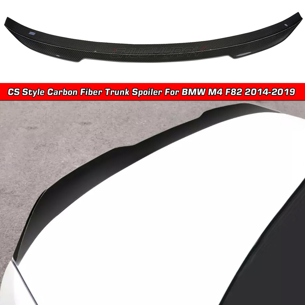 Carbon Fiber Rear Spoiler for BMW M4 F82 Coupe 2014-2019