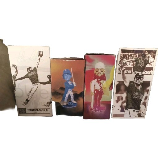 San Diego Bobblehead Collection, Soto,  Tejas Jr Star Wars, 1 Tatis Wall Catch 3