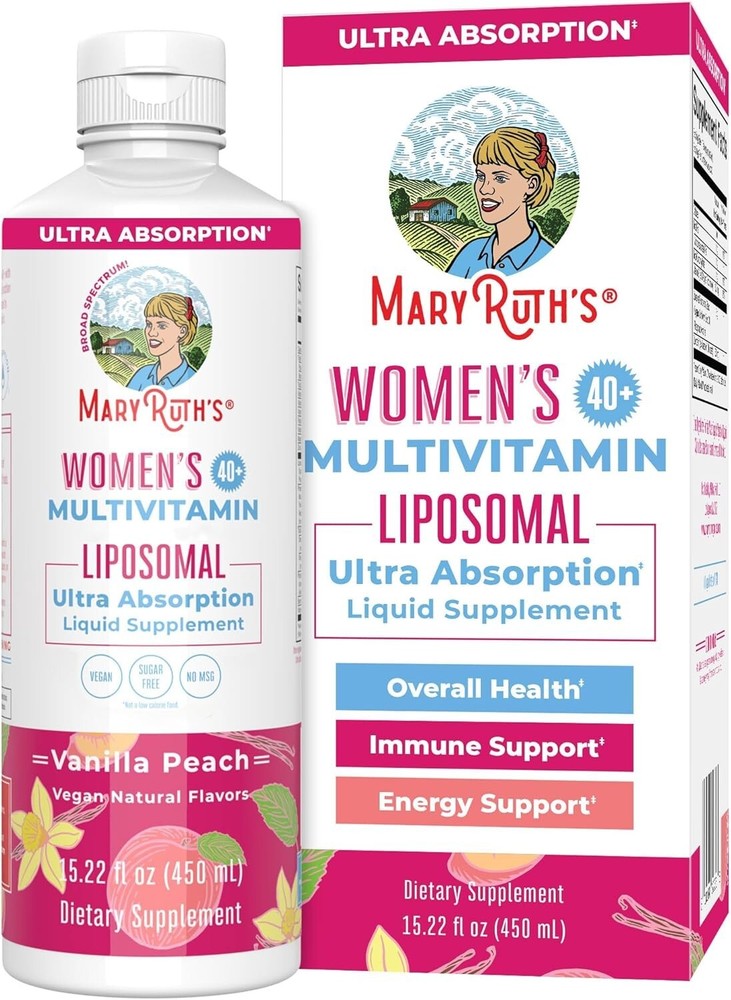 MaryRuth's Multivitamin Multimineral Supplement for Women 40+ Liposomal 15 fl oz