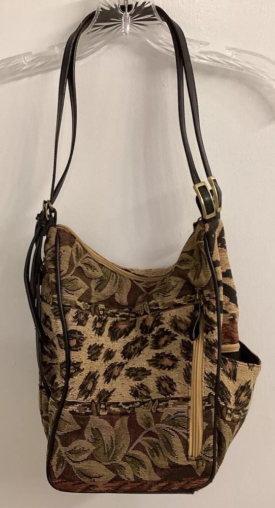 Bueno Tapestry Shoulder Bag Hobo Boho Cottage Shabby Chic