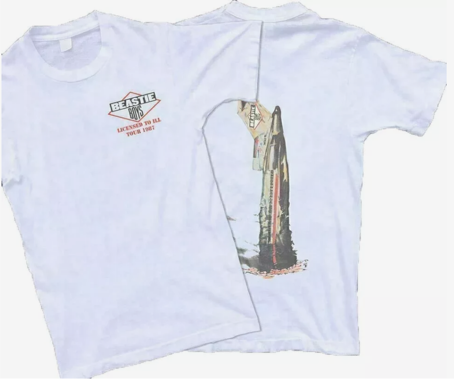 SALE RARE BEASTIE BOYS LICENSED TO ILL TOUR 1987 T SHIRT new new design