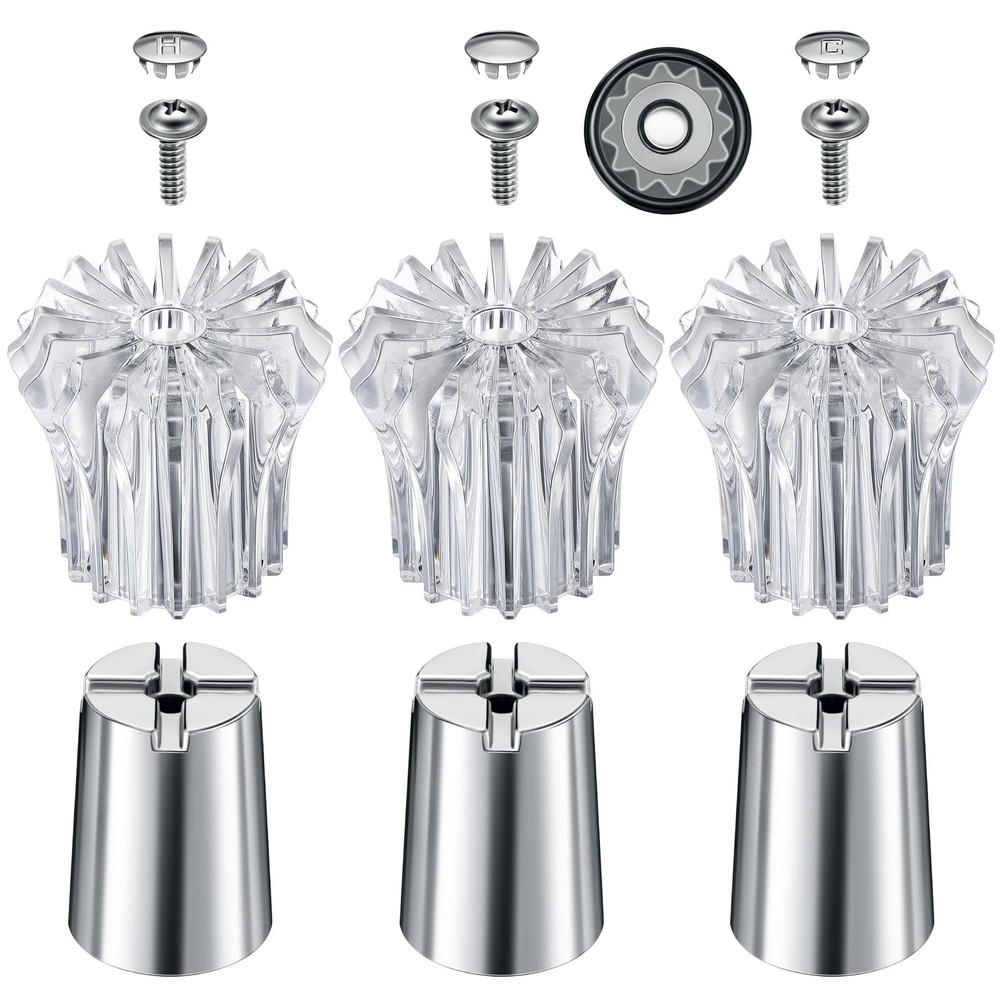 3 Pieces Shower Knob Replacement, Compatible with Price Pfister Marquis Tub/S...