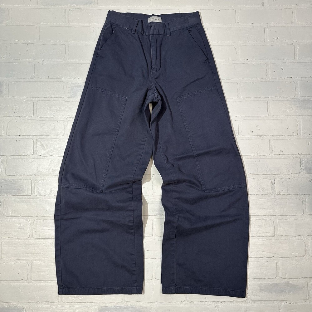 Women’s Grey Double Knee Wide Leg Trousers Size 25