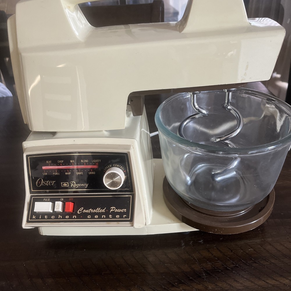 Vintage OSTER Regency Kitchen Center Countertop MixerTested! No 972-06A