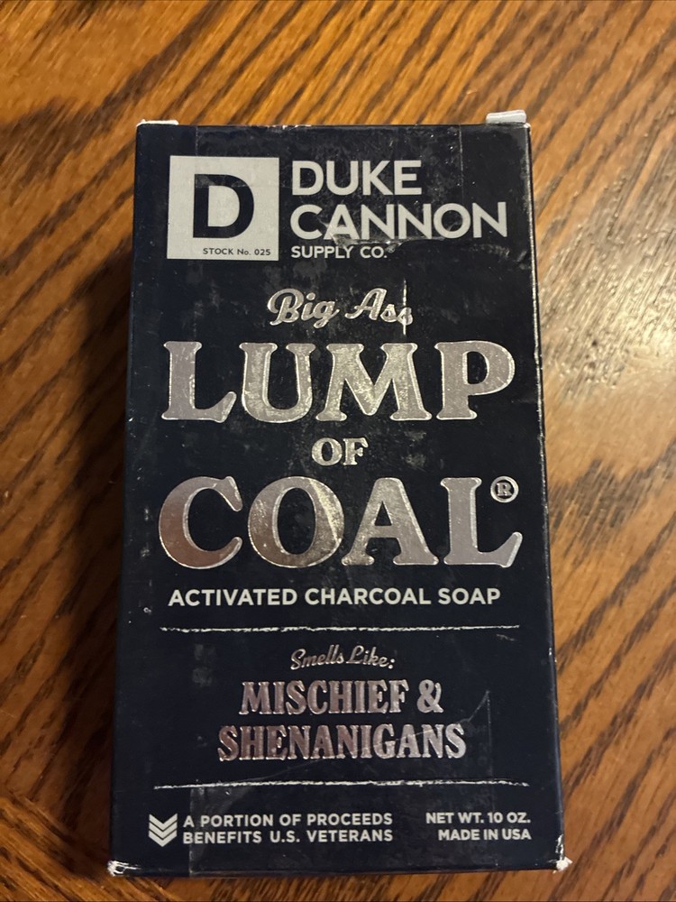 Duke 01HOLIDAYCOAL1 Charcoal Soap - 10oz
