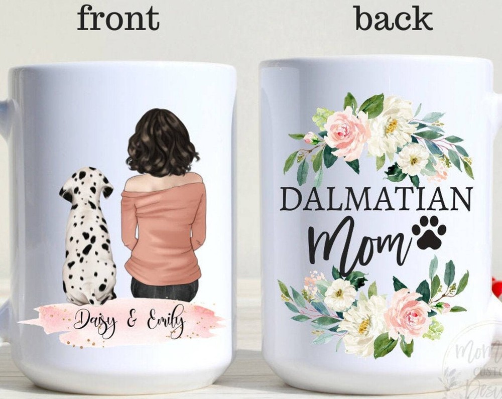 Personalized Dalmatian Mom Mug for Dog Lovers Ideal Gift