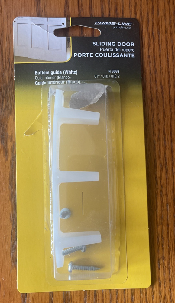 1-3/8 Inch Plastic Sliding Closet Door Guide N 6563