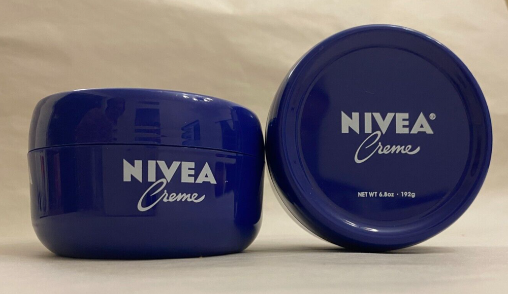 NIVEA Creme 2-Pack Moisturizing Cream for Body Face and Hands 6.8 Oz Each