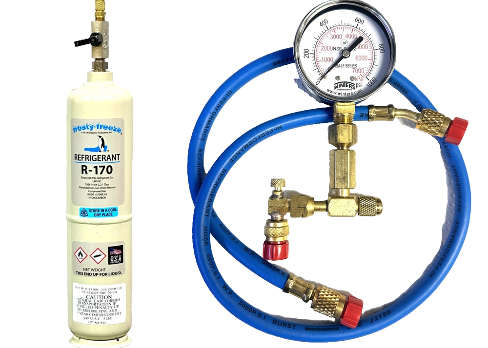 R170 Refrigerant 4 oz., Ultra-Low-Temperature, Replaces R13, R23, R503 & R508B