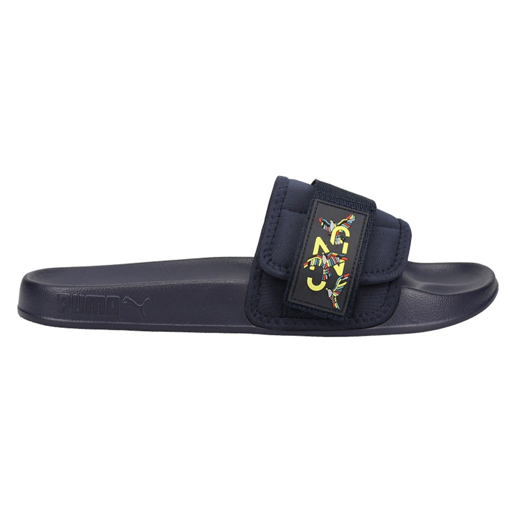 PUMA Njr Leadcat 2.0 Graphic Slide  Mens Blue Casual Sandals 38586401