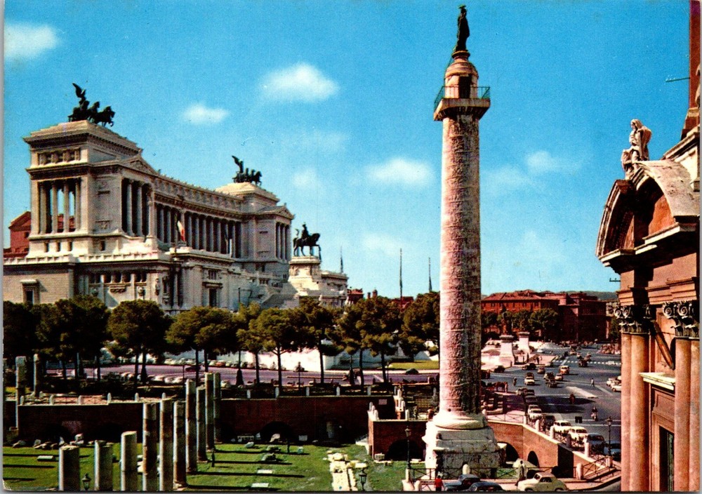 Postcard c1960 Alter of the Nation Rome Italy