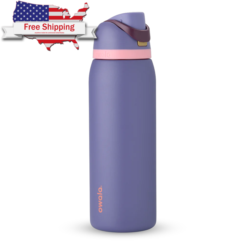 Owala FreeSip 40oz Insulated Stainless Steel Water Bottle in Blue Jay